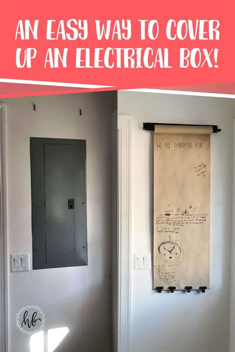 diy coverups for electrical boxes|electrical panel covers.